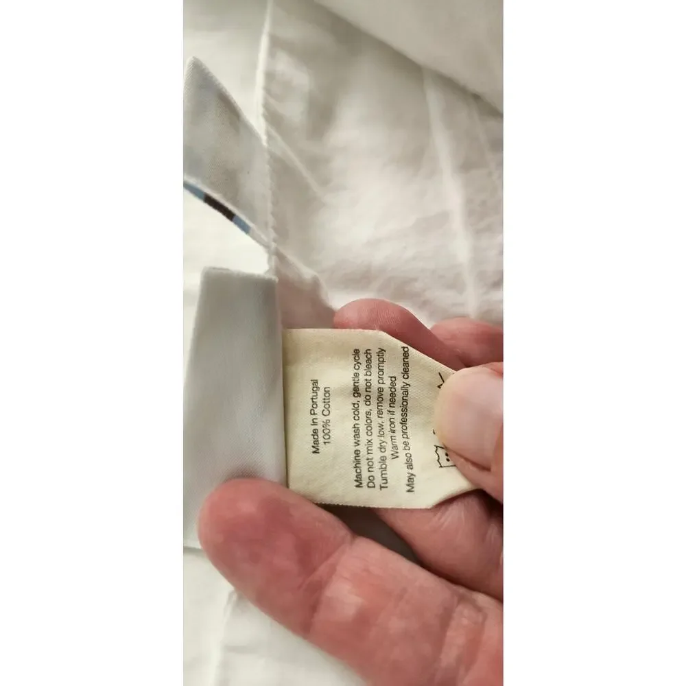 Peacock Alley 100% Cotton Flat Sheet King in White